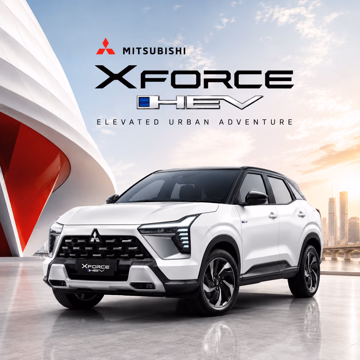 Mobil Mitsubishi Xforce HEV Palembang - OTR & Spesifikasi Resmi